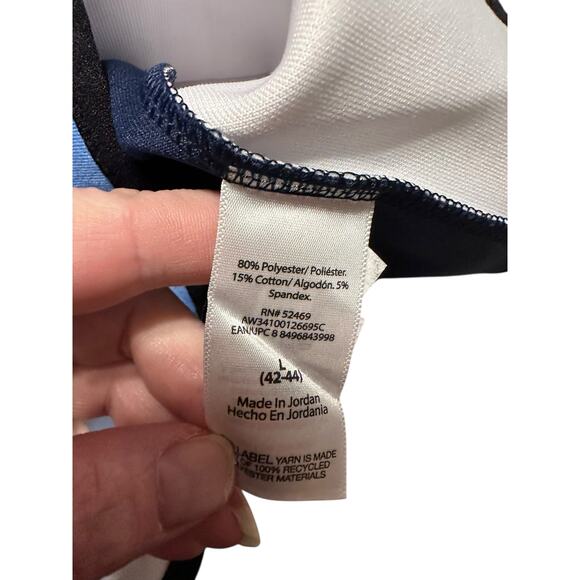 Athletic Works Performance Stretch Zip Up Hoodie Men's Size Large Blue NWT - Picture 4 of 4